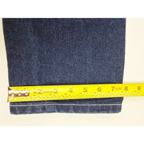 J. Galt Size Medium Womens 29" Inseam Five Pocket Blue Denim Carpenter Jeans - Picture 7 of 11